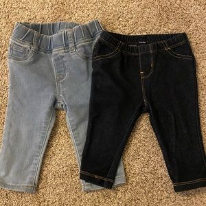 2 Pairs of baby Gap jeans